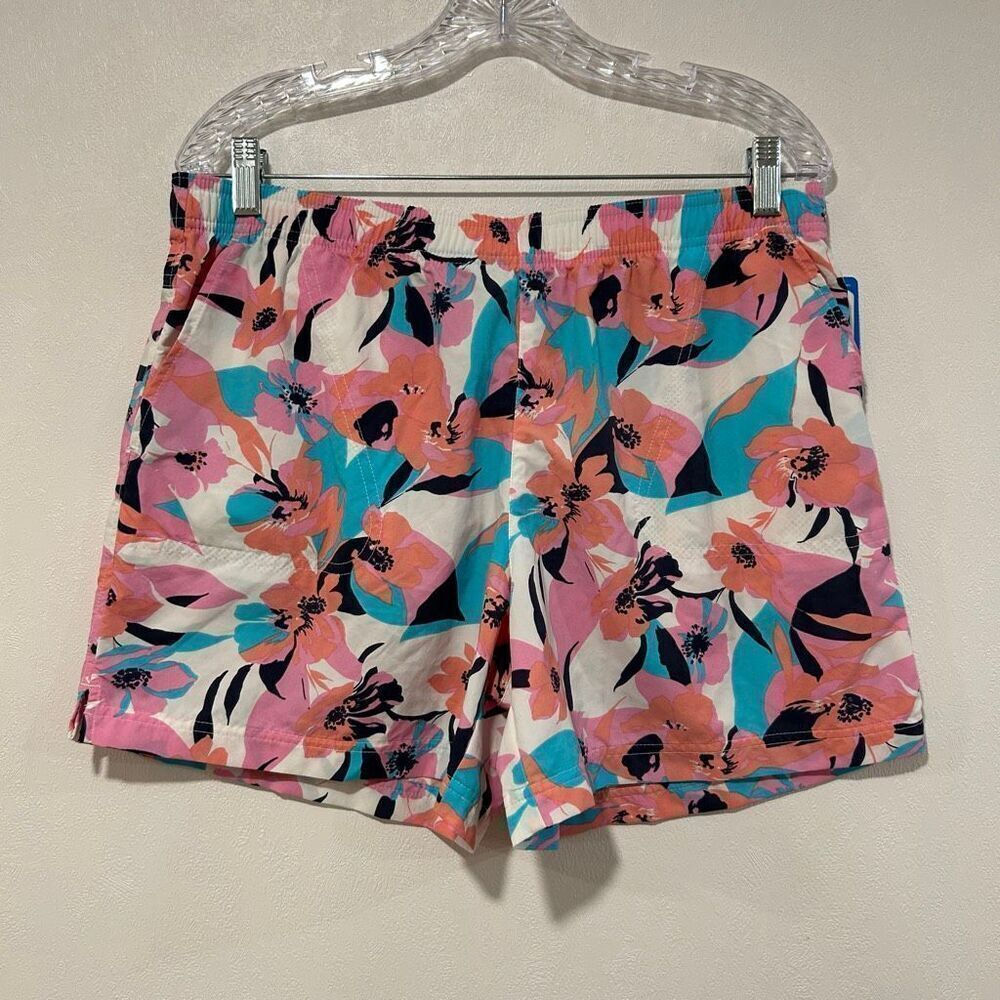 Columbia Women’s Sandy River II Printed Shorts Large 5” Inseam Floral